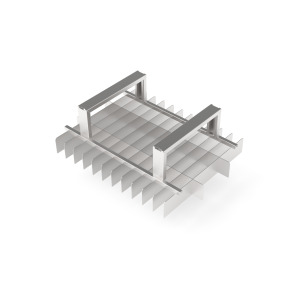 Şam Tatlısı Dilimleme Bıçağı Paslanmaz Çelik Dilimleme Aparatı 30x40 Tepsi 3x13 Dilim