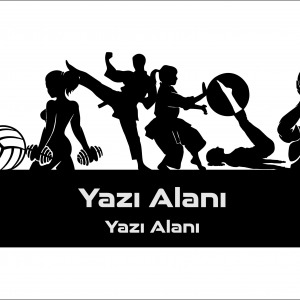 Kişiye Özel Ofis İçin Metal Masaüstü İsimlik Fitness Spor salonu Özel Tasarımlı